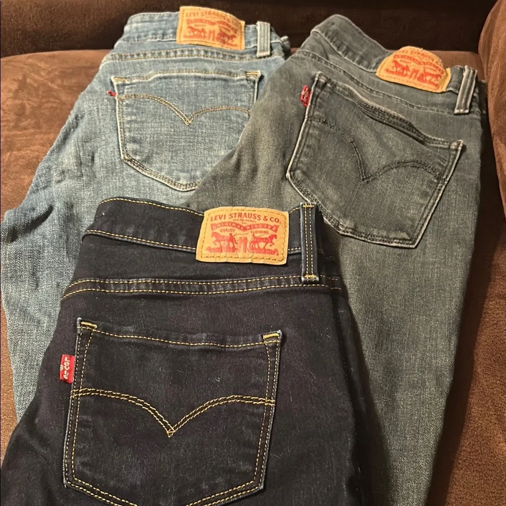Lot of 3 Levi’s Skinny Jeans Size 26 - Picture 3 of 15